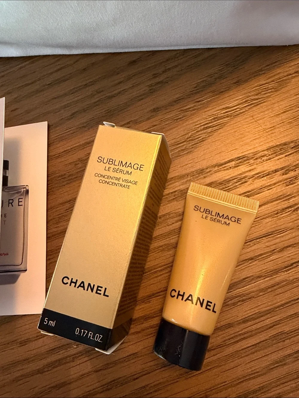 Chanel Pouch Dustbag with Samples